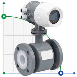 DN150 Caudalímetro electromagnético KLD PN40 (agua), 6,36-636 m3/h, 4-20mA+RS485, 220V