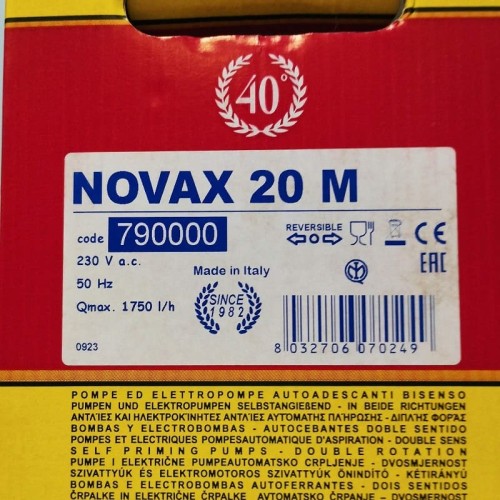 NOVAX 20M насос для перекачування пива, сусла, браги
