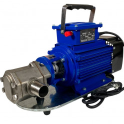 Edelstahl-Zahnradpumpe für Diesel WCB-100/220V 50Hz, 100 l/min, 30 m, AISI 304, 1,1 kW, 2900 U/min, Ex