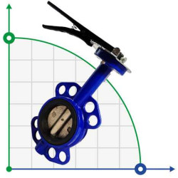DN80 Butterfly valve, butterfly valve DN80, flanged