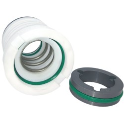 Gleitringdichtung für Chemiepumpe QHB mit PTFE-Faltenbalg R-WB3 25, L, CAR/SIC, VITON, 304