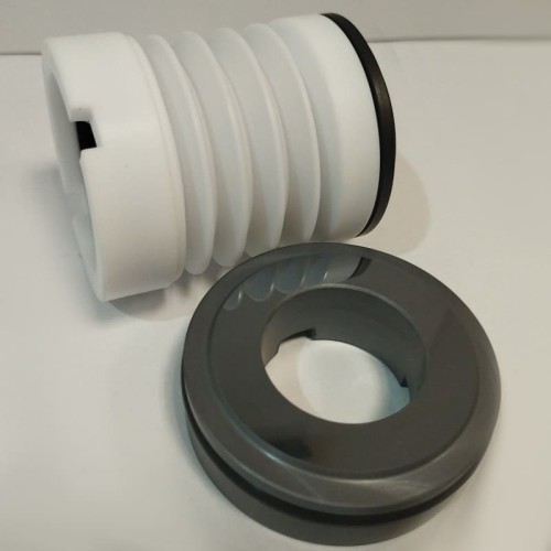 Механічне ущільнення хімічного насосу QHB із PTFE сильфоном R-WB3 25, L, CAR/SIC, VITON, 304