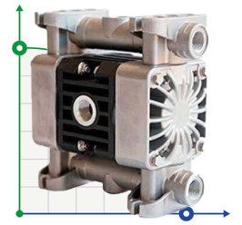 Пневматический мембранный насос BOXER 15 ALU IB15-AL-HTTAT--