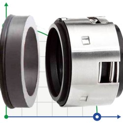 Wellendichtung R-502B 100, TC/TC, VITON, 304, ВО