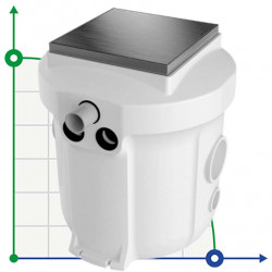 Station immergée d'accumulation et de relevage des eaux usées avec panneau de commande AIZL-HB750, 18/12, 0,75 kW, 220 V, 2 850 tr/min