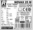 NOVAX 25M Pumpe zum pumpen von Milch, Molke