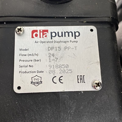 DP 15 PP/T pneumatische Membranpumpe