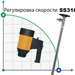 Drum pump BTS-HD-E2-V+SS316L-HP-1500mm (with adjustable speed)
