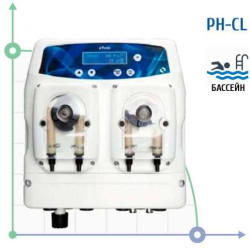 Dosing and control station for pools eTwin PDP 0101 Cl-pH