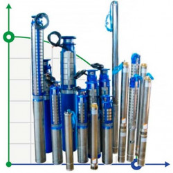 ECV 8-40-120 Edelstahl. Tiefpumpe für Bohrloch