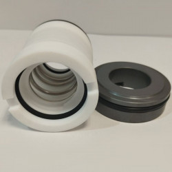 Gleitringdichtung für Chemiepumpen mit PTFE-Faltenbalg R-WB3 25, S, CAR/SIC, VITON, 304