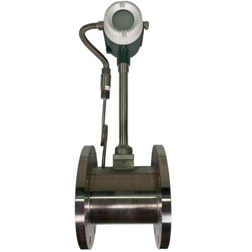 DN125 Вихревой расходомер из нержавеющей стали KLUGB PN16 RF DIN фланец, для пара 0.75-11 t/h <1,6 МПа, <250°C, 4-20mA, ExdIIBT6