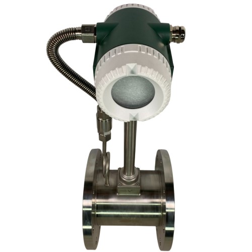 DN125 Вихревой расходомер из нержавеющей стали KLUGB PN16 RF DIN фланец, для пара 0.75-11 t/h <1,6 МПа, <250°C, 4-20mA, ExdIIBT6