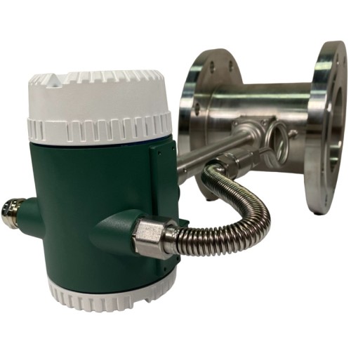 DN125 Вихревой расходомер из нержавеющей стали KLUGB PN16 RF DIN фланец, для пара 0.75-11 t/h <1,6 МПа, <250°C, 4-20mA, ExdIIBT6