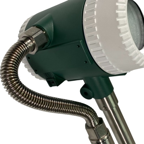 DN125 Вихревой расходомер из нержавеющей стали KLUGB PN16 RF DIN фланец, для пара 0.75-11 t/h <1,6 МПа, <250°C, 4-20mA, ExdIIBT6