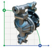Насос мембранный нержавеющий DP 10 SS/T