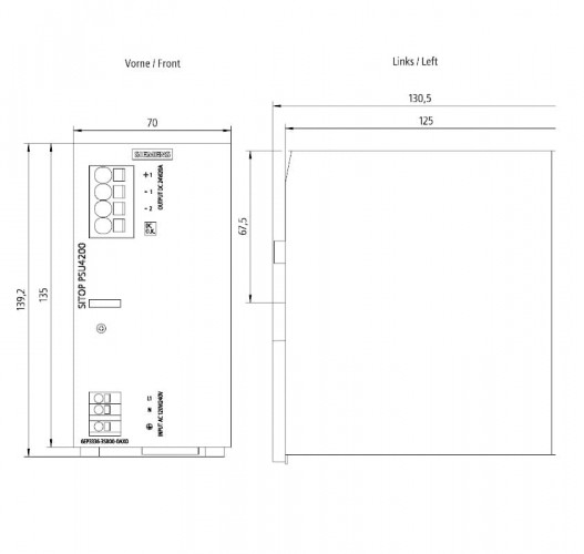 6EP3336-3SB00-0AX0 блок питания SITOP PSU4200 1AC 24 V/20 A