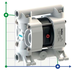 Pompe à membrane pneumatique SEKO Duotek AF30 POM