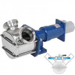 Импеллерный насос для перекачки деликатных жидкостей LIVERANI MID MAXI 80 +BY-PASS NR 50cc 150-600 об/мин с гидроприводом