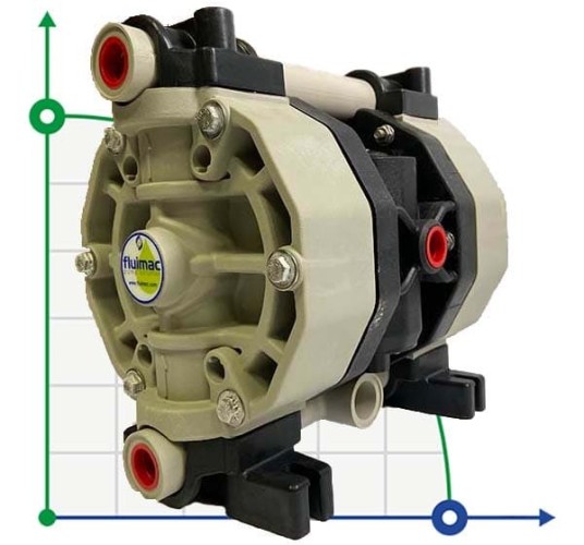 Pompe pneumatique à membrane PHOENIX 65-PP 1/2, P65-PHTTPTPT