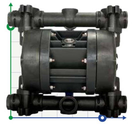 Пневматичний мембранний насос BOXER 81 PVDF IB81-FCMTTFD--
