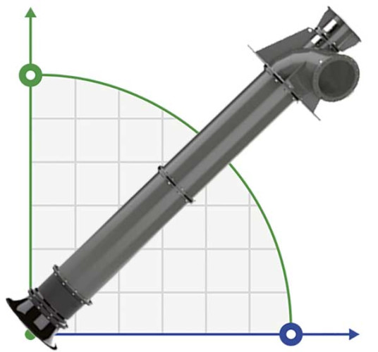 Veneroni E, 1400 m3/h axial propeller pump