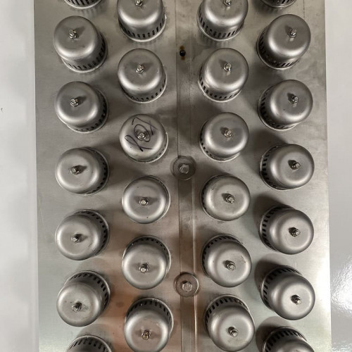 Элемент колпачковой тарелки 1000 мм из нержавеющей стали AISI 304 для ректификационной, дистилляционной колонны