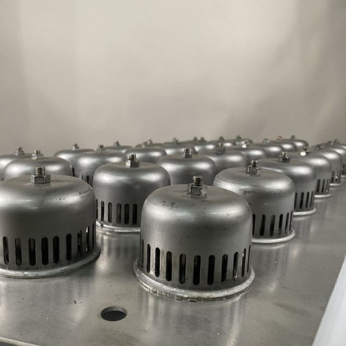 Элемент колпачковой тарелки 1000 мм из нержавеющей стали AISI 304 для ректификационной, дистилляционной колонны