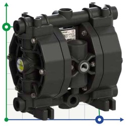 PHOENIX P65 PVDF ATEX Pneumatische Membranpumpe