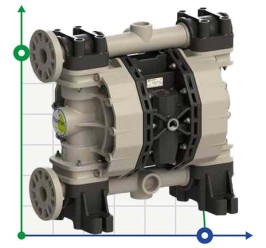 Bomba neumática de diafragma PHOENIX P500 PP SANTOPRENE+PTFE ATEX