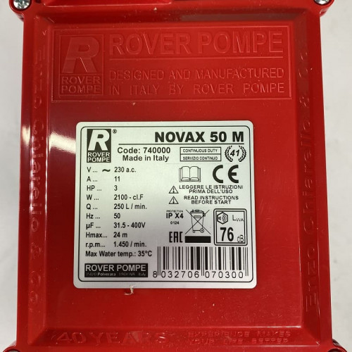 NOVAX 50M Pumpe für Bier, Maische, Würze