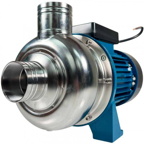 Насос для пивного сусла с дробиной TS150, 1,1 кВт, AISI 304, 220В/50Гц, 2900 об/мин с открытым рабочим колесом