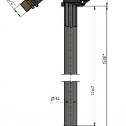 BG-203 водорозбірний незамерзаючий садовий гідрант