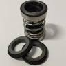 Sello mecánico doble para eje de bomba R-208 14, SIC/SIC/SIC/SIC, NBR, 304