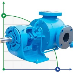 Internal gear pump VCB-100, 1100 l/min, 520 rpm