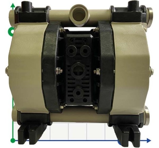 Bomba neumática de membrana PHOENIX 100-PP 3/4, P100-PHTTPTT