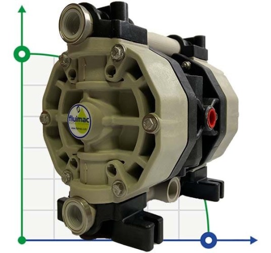 Bomba neumática de membrana PHOENIX 100-PP 3/4, P100-PHTTPTT