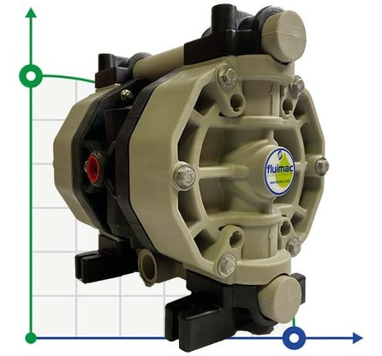 Bomba neumática de membrana PHOENIX 100-PP 3/4, P100-PHTTPTT