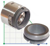 Торцевое уплотнение вала R-H75 38, CAR/SIC, EPDM, 304, G9