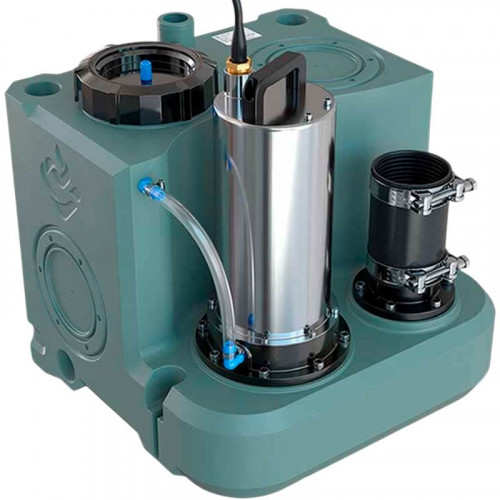 Abwasseranlage für Keller, Luftschutzbunker mit Bedienfeld AIZL-1100W, 27/13, 1,1 kW, 220 V, 2800 U/min