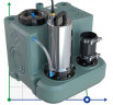 Sewerage unit for basements, bomb shelters with control panel AIZL-1100W, 27/13, 1.1 kW, 220V, 2800 rpm
