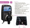Bomba dosificadora PDE HC151+ PI-MA M60 240V PVDF-CE-VT, 1-10 l/h, 7-1 bar