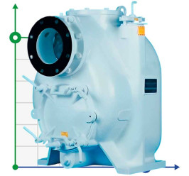 Self-priming slurry pump P-8, 34/600, 45 kW, without motor