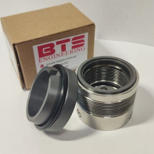 Metal bellows seal for pump shaft R-680 1.7/8, SIC/SIC, VITON, AM350/316