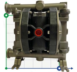 Pneumatic Diaphragm Pump PHOENIX 100-AISI 3/4, P100-SHTSSV1