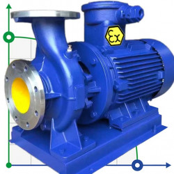 TKHWB 65/250-2.2/4 (12,5/20), 2,2 kW, AISI 304, 1450, Ex horizontal stainless steel pump