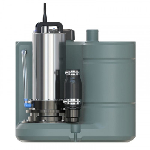 Sewage lifting unit with submersible pump and control panel AIZL-SC 1100W, 18/17.5, 1.1 kW, 220V, 2800 rpm