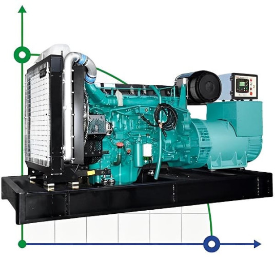 Industrieller Dieselgenerator XHYV-200GF mit ATS, motor Volvo 250kVA, 200kW, 380V/50HZ offene Art