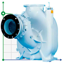Self-priming pump for slag transportation P-10, 40/770, 75 kW, without motor