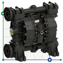 PHOENIX P500 PVDF ATEX Pneumatische Membranpumpe